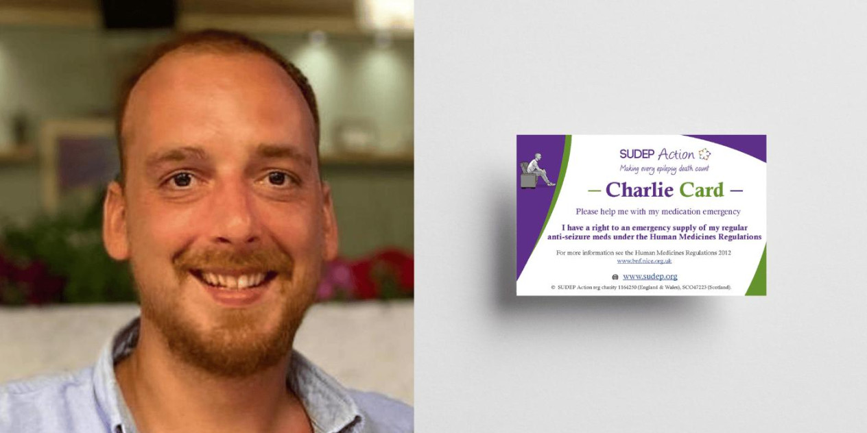Charlie Card pictured with Charlie Marriage who lost his life to SUDEP